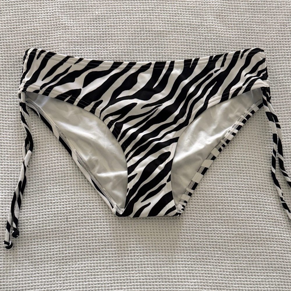 Victoria’s Secret Zebra Print Bikini Bottoms Size S